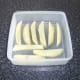 Drained chips ready to be put in to the cold, dry environment of the fridge