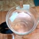 Within 30 seconds the hot water dissolved the portion of the sheet that was not above water level