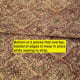 Baste the overlapped portion to prevent shifting while sewing.