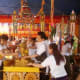Rice offering in the temple