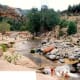 Slide Rock State Park in Oak Creek Canyon - 2 of my photos pieced together