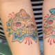 Day of the Dead skull tattoo