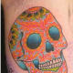 Day of the Dead skull tattoo