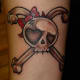 cute skull tattoo