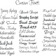 Cursive Fonts
