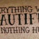 Favorite Vonnegut quote done in Harman font.