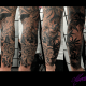 Oriental theme tattoo
