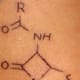 Chemical Structure of Penicillin (by Jeff, Adrenaline, Montreal, Qc)