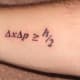 Heisenberg's Uncertainy Principle (by Gianna, Powerhouse Tattoos, Montclair, Nj)