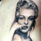 Marilyn Monroe (by Morgan MacDonald, Bear's Skin Art, Edmonton, Alberta)