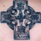 A cross. (Smiling Buddha, Savannah,ga)