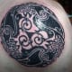 An intricate knot pattern. (by Keegan Lam, My house, Halifax)
