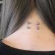 A Double Nape Piercing