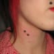 A Neck Piercing on the Side of the Neck