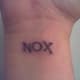Nox, Latin for "nox" meaning night