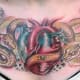 This tattoo is part of the Chinese zodiac. The sign is the snake.