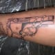 Gun Tattoo Idea