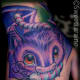 Cute bat tattoo.