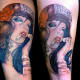 Tattoos of well known artists work