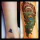 Often a cover-up tattoo will be much larger than the piece that is being hidden.