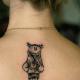 Quirky tattoo.