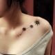 Star on shoulder tattoo
