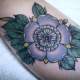 Flower tattoo on arm