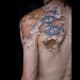 Map of the world tattoo