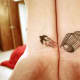Bird and cage tattoos.