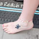 Butterfly tattoo.