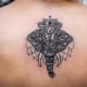 Mandala elephant tattoo.