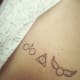 Harry Potter symbols tattoo