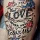 Movie quote tattoo