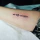 Wand and Deathly Hallows tattoo