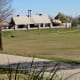 Looking back at the pavilion from the fitness trail