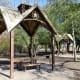 Covered picnic tables