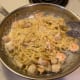 There is just enough sauce to full coat the pasta and all the seafood.