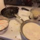 Timing is important when making this dish. With a little forethought and practice it will become second nature to put everything together all at once.