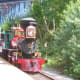 The Roy O.Disney pulling into Mickey's Toontown Fair station
