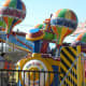 Train Roller Coaster at Austin's Park and Pizza Pflugerville TX