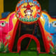 Bounce on the Moon Walk in the game room Austin's Park and Pizza Pflugerville TX