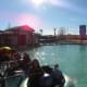Bumper Boats at Austin's Park and Pizza Pflugerville TX