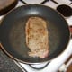 Frying the sirloin steak