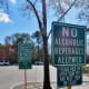 Sizable parking lot in the park