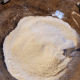 Combine sugars and flour in a large mixing bowl. Blend well.