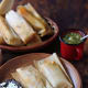 Homemade ground beef tamales
