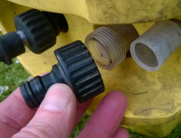 Plastic Garden Tap Hose Pipe Connector Adaptor Male screw 3/4" Adapter 