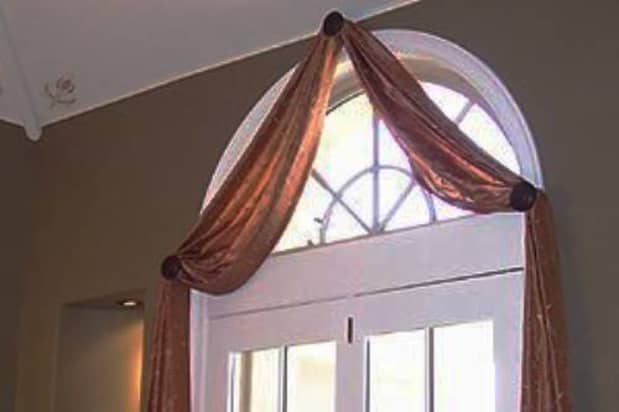 The Best Curtains For Arched Windows, Curtains For Curved Door Window