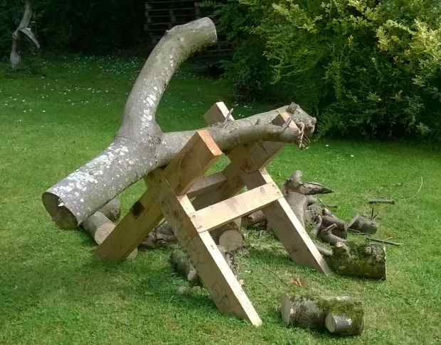How to Cut Logs by Hand With a Bow Saw 