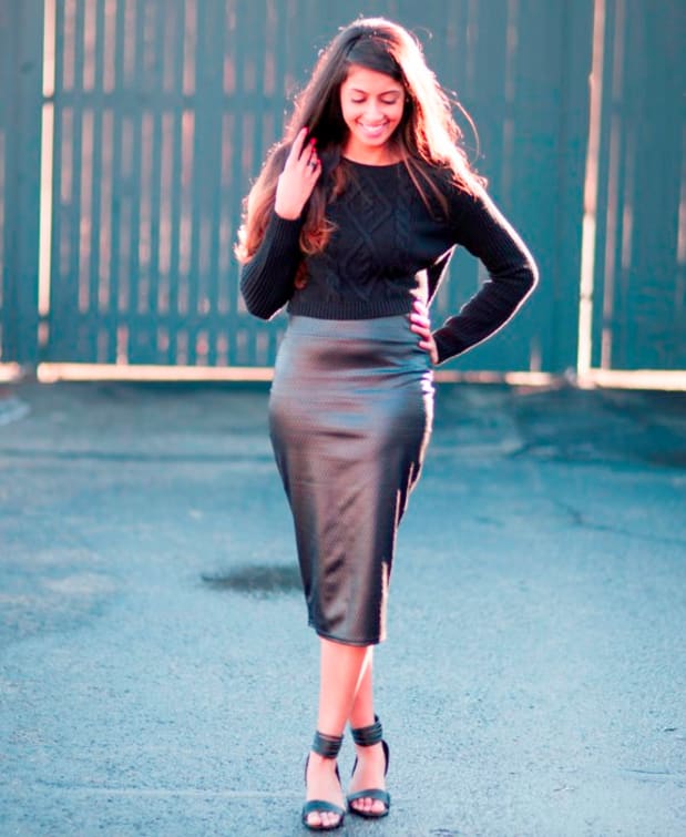 92 Leather Pencil Skirt Outfit Ideas Thatll Make You Wear A Leather Skirt  In 2023  GlossyUcom  Moda Falda de cuero Faldas
